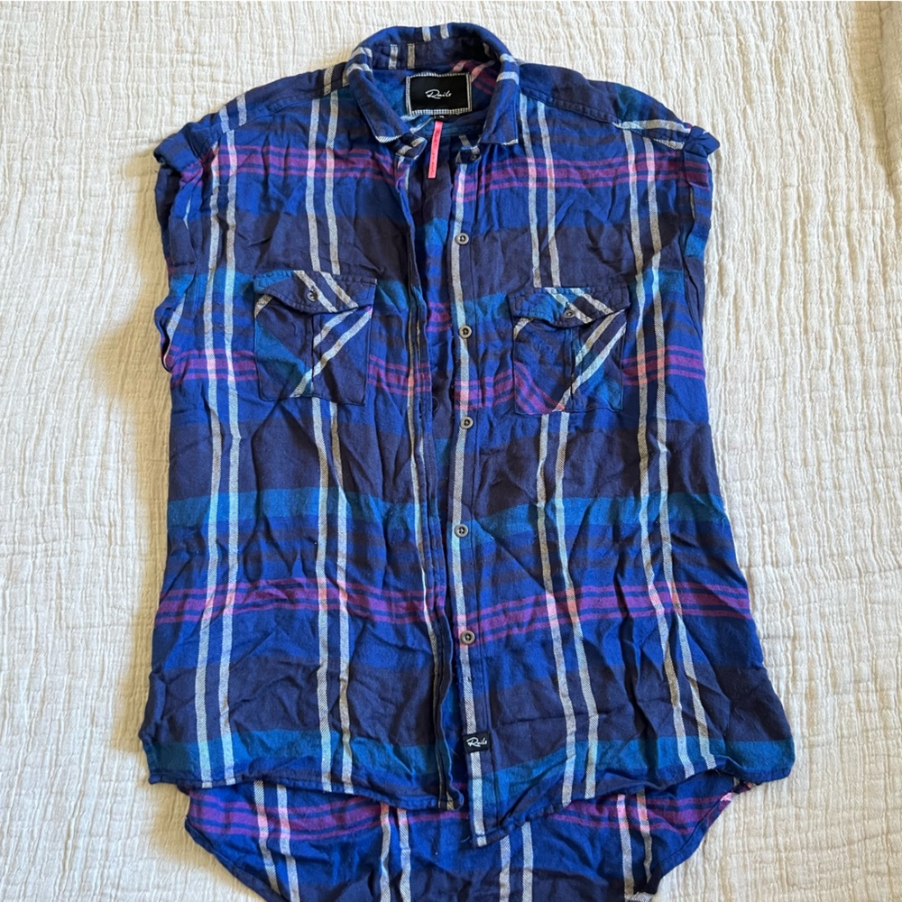 Rails Short Sleeve Button Up